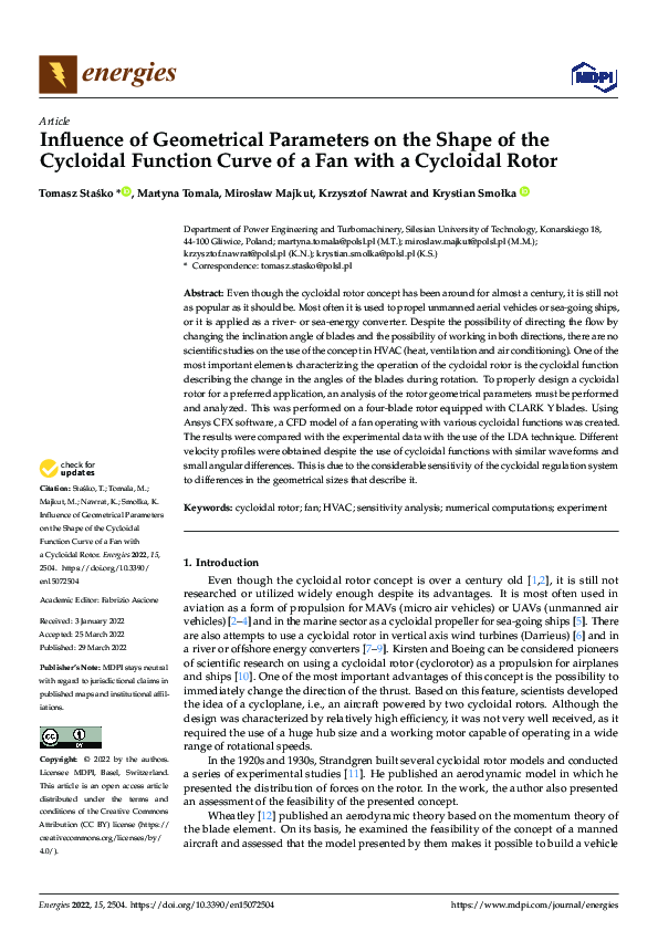 (PDF) Influence of Geometrical Parameters on the Shape of the Cycloidal ...