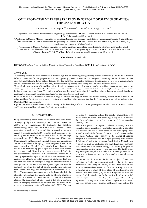 (PDF) Collaborative Mapping Strategy in Support of Slum Upgrading: The ...