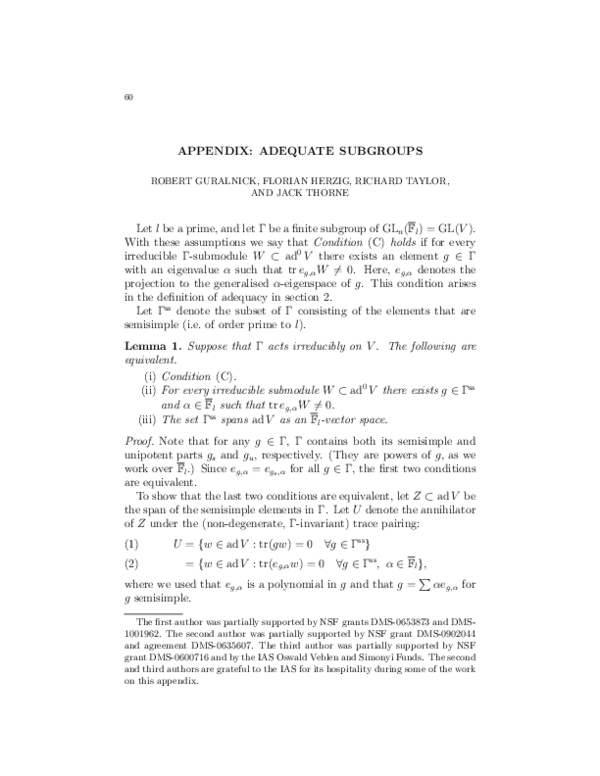 (PDF) Appendix : Adequate Subgroups