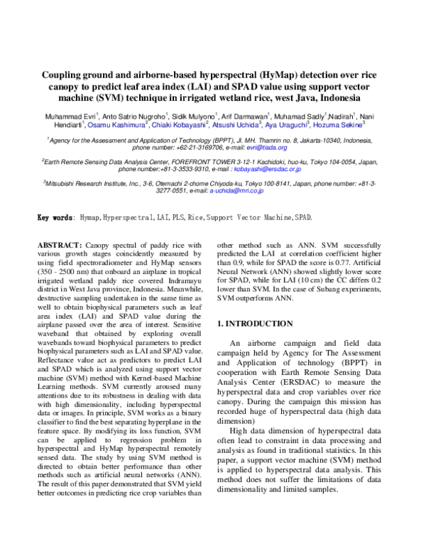 (PDF) Coupling ground and airborne-based hyperspectral (HyMap ...