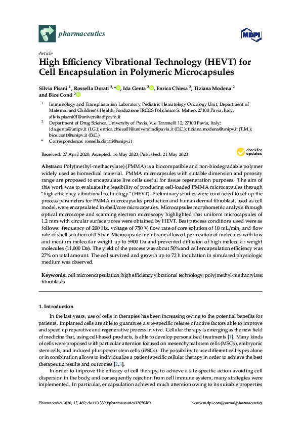 (PDF) High Efficiency Vibrational Technology (HEVT) for Cell ...