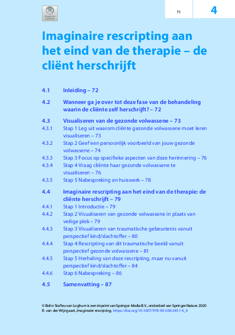 (PDF) Imaginaire rescripting aan het eind van de therapie – de cliënt ...