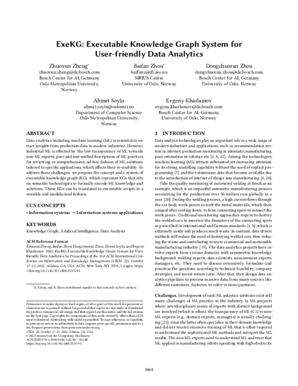 (PDF) ExeKG: Executable Knowledge Graph System for User-friendly Data ...