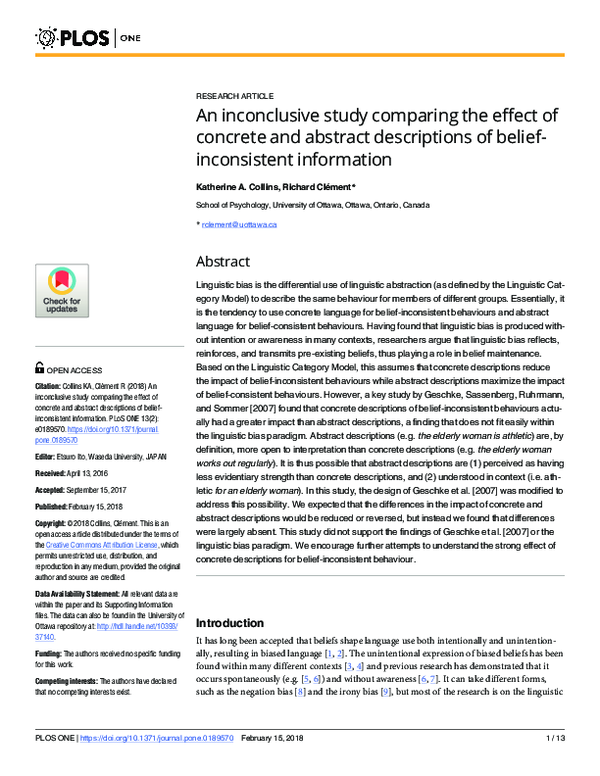 (PDF) An inconclusive study comparing the effect of concrete and ...