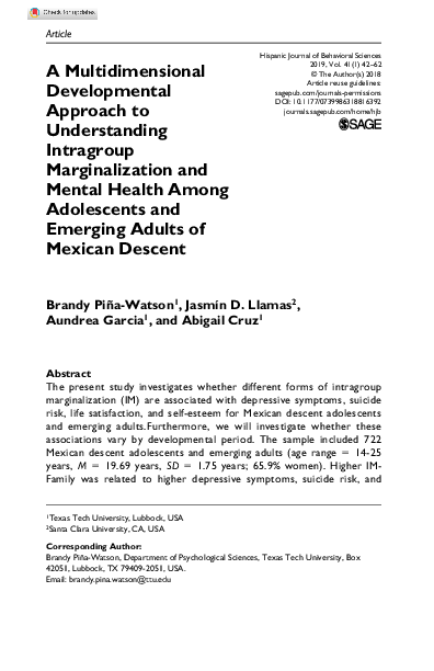 (PDF) A Multidimensional Developmental Approach to Understanding ...