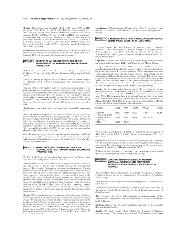 (PDF) Arterial Hypertension Management National Guideline and Protocols ...