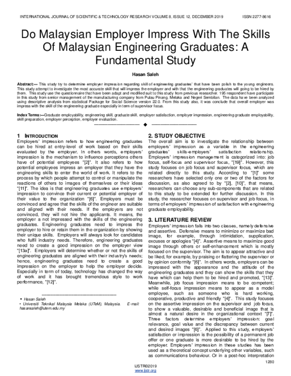 (PDF) Do Malaysian Employer Impress With The Skills Of Malaysian ...