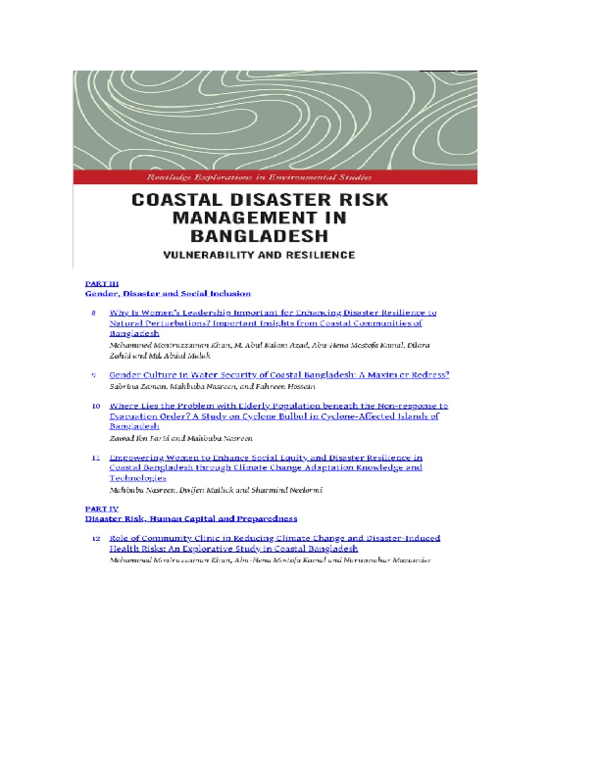 Doc Coastal Disaster Risk Management