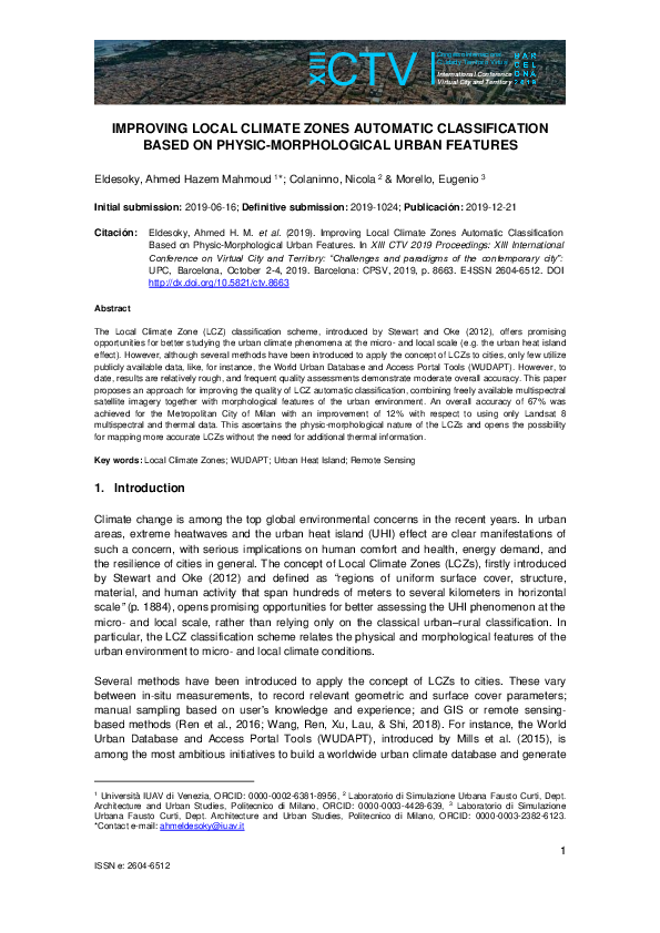 (PDF) Improving Local Climate Zones Automatic Classification Based on ...