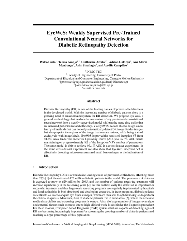 (PDF) EyeWeS: Weakly Supervised Pre-Trained Convolutional Neural ...