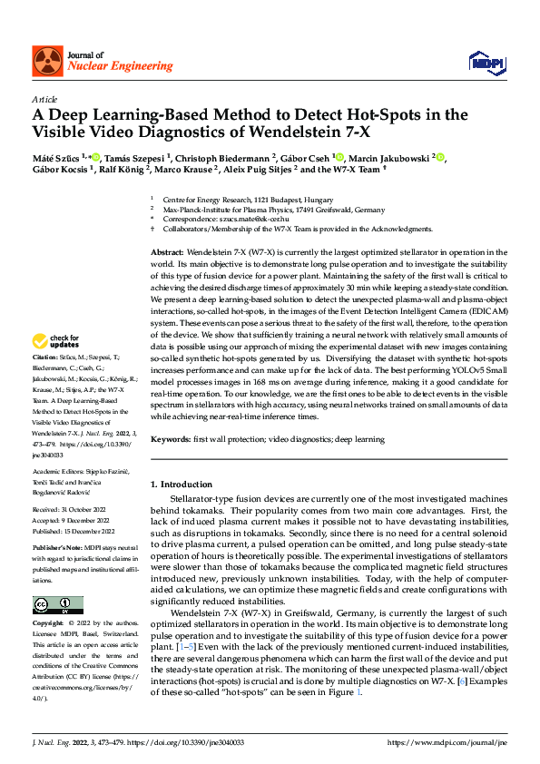 (PDF) A Deep Learning-Based Method to Detect Hot-Spots in the Visible ...