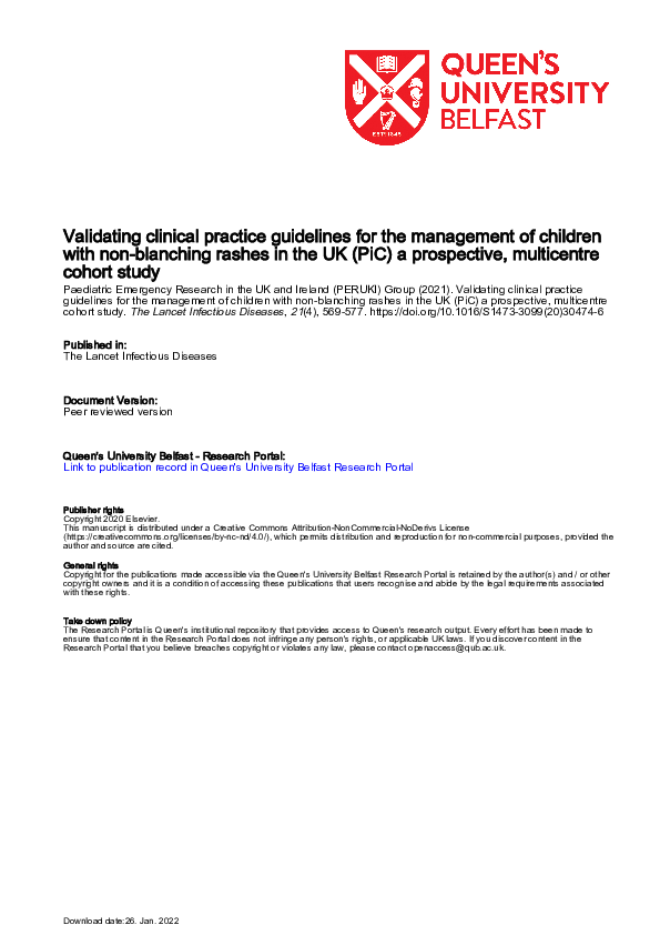 (PDF) Validating clinical practice guidelines for the management of ...