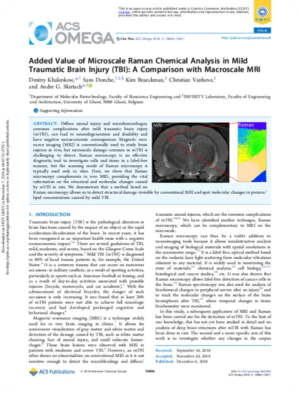 (PDF) Added Value of Microscale Raman Chemical Analysis in Mild ...