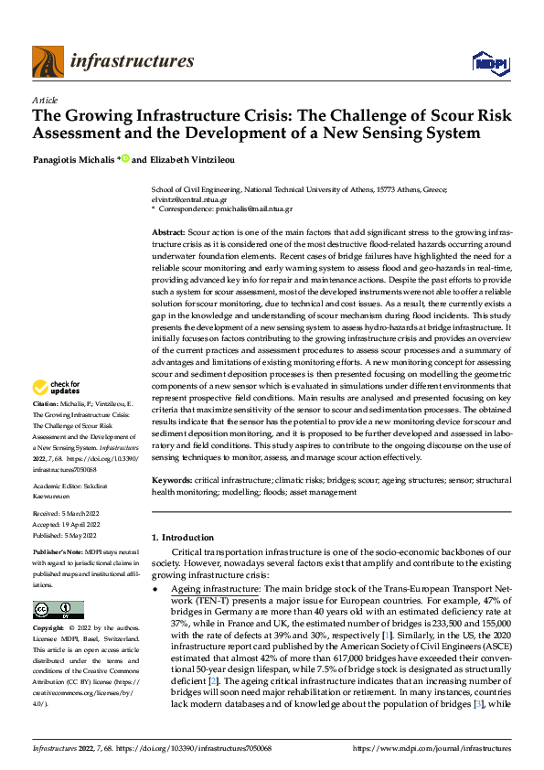 (PDF) The Growing Infrastructure Crisis: The Challenge of Scour Risk ...