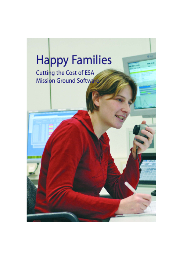 (PDF) Happy families - cutting the cost of ESA Mission Ground Software