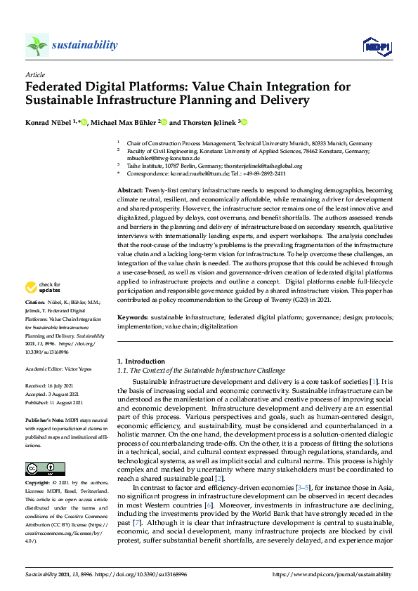 (PDF) Federated Digital Platforms: Value Chain Integration for ...