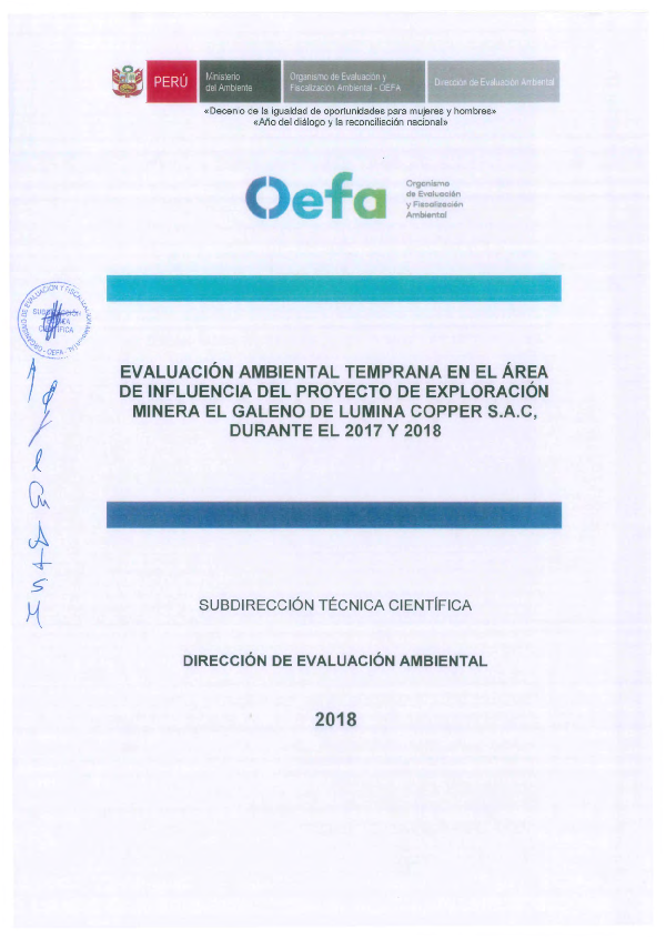 (PDF) Evaluación ambiental temprana en el área de influencia del proyecto minero Corani de Bear