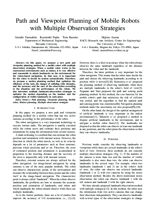 (PDF) Path and viewpoint planning of mobile robots with multiple ...