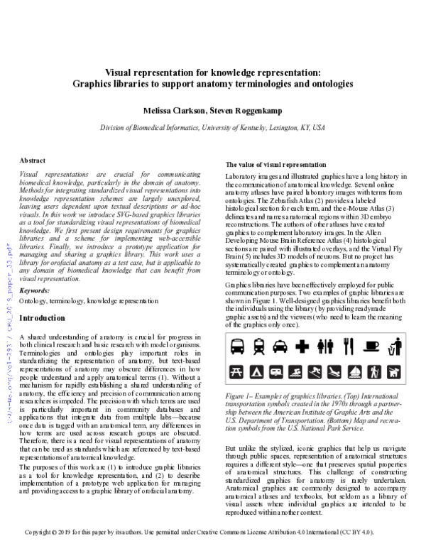 (PDF) Visual Representation for Knowledge Representation: Graphics ...