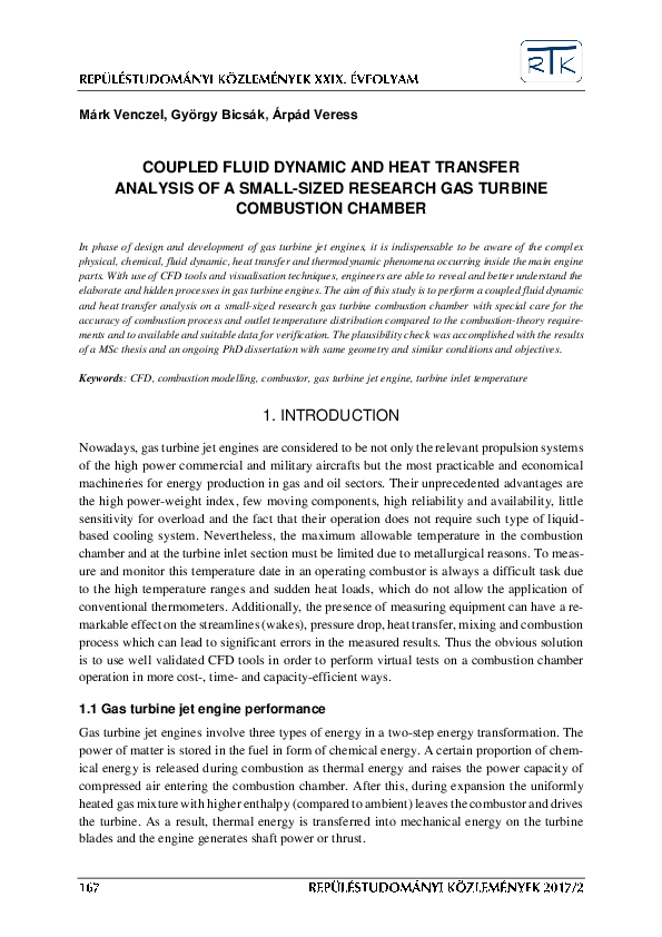 (PDF) Coupled Fluid Dynamic and Heat Transfer Analysis of a Small-Sized ...