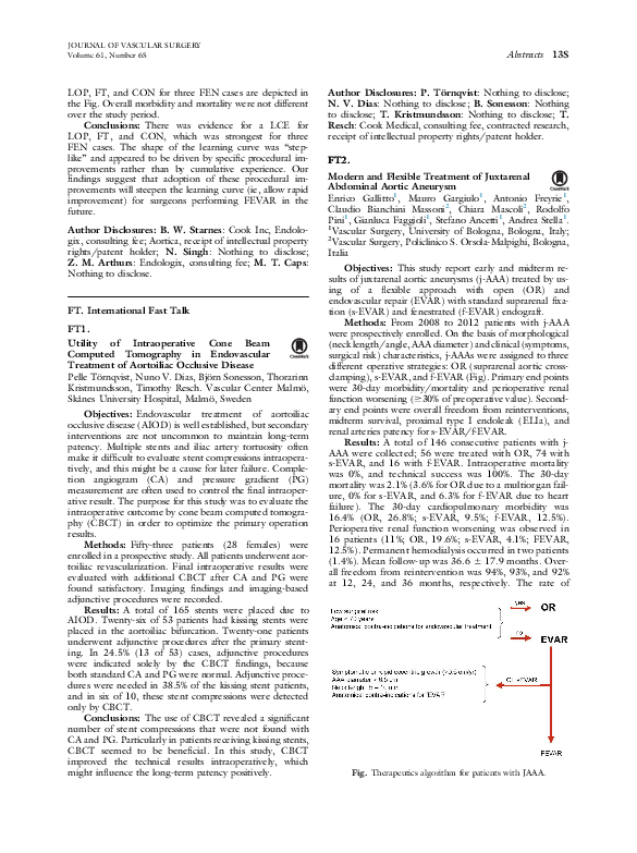 (PDF) FT1. Utility of Intraoperative Cone Beam Computed Tomography in ...