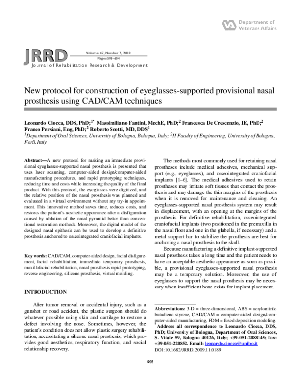 (PDF) New protocol for construction of eyeglasses-supported provisional ...