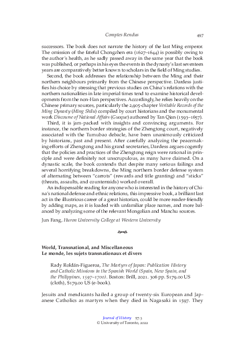 (PDF) Review of Rady Roldán-Figueroa, The Martyrs of Japan: Publication ...