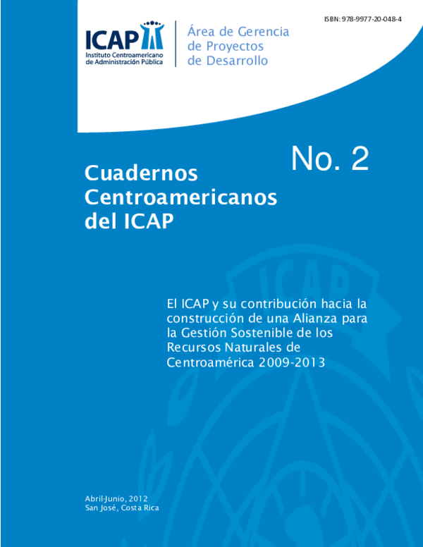 (PDF) El ICAP y su contribución hacia la construcción de una alianza ...