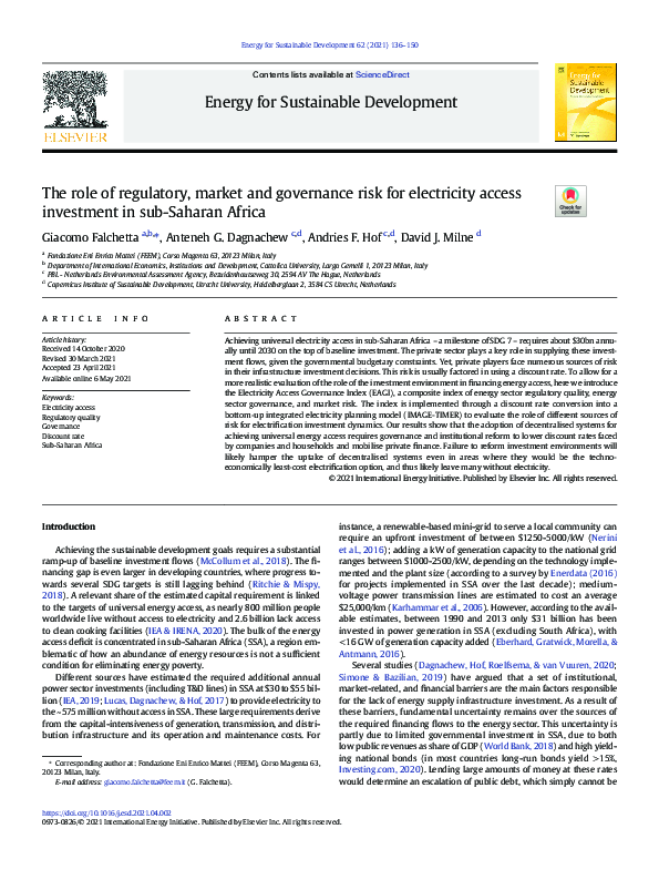 (PDF) The role of regulatory, market and governance risk for ...