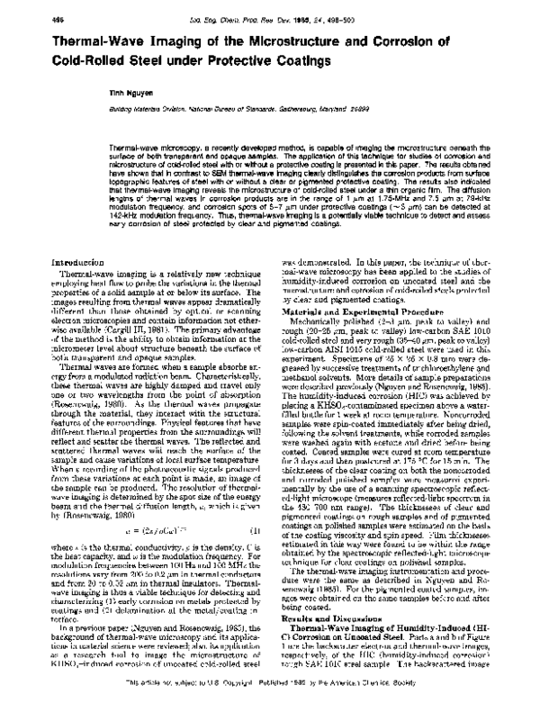 (PDF) Thermal-wave imaging of the microstructure and corrosion of cold ...