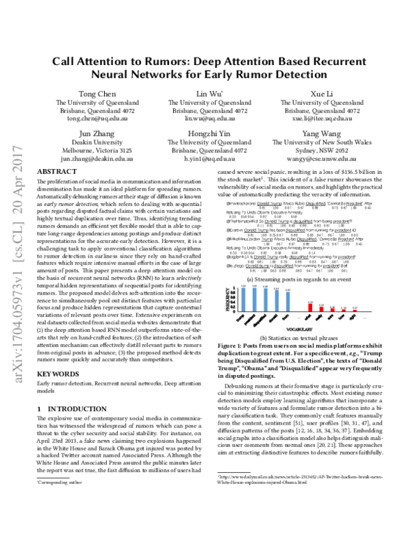 (PDF) Call Attention to Rumors: Deep Attention Based Recurrent Neural ...