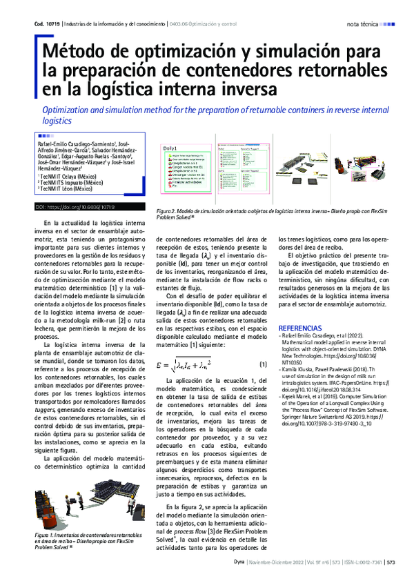(PDF) Optimization and Simulation Method for the Preparation of ...