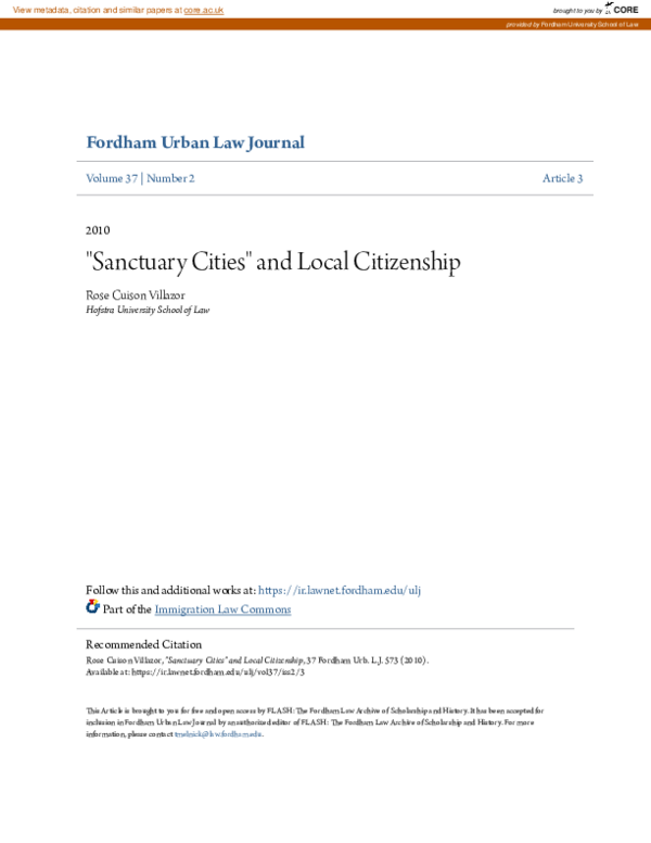 PDF Sanctuary Cities quot and Local - Mini Magick20230423 1 3s7oic 