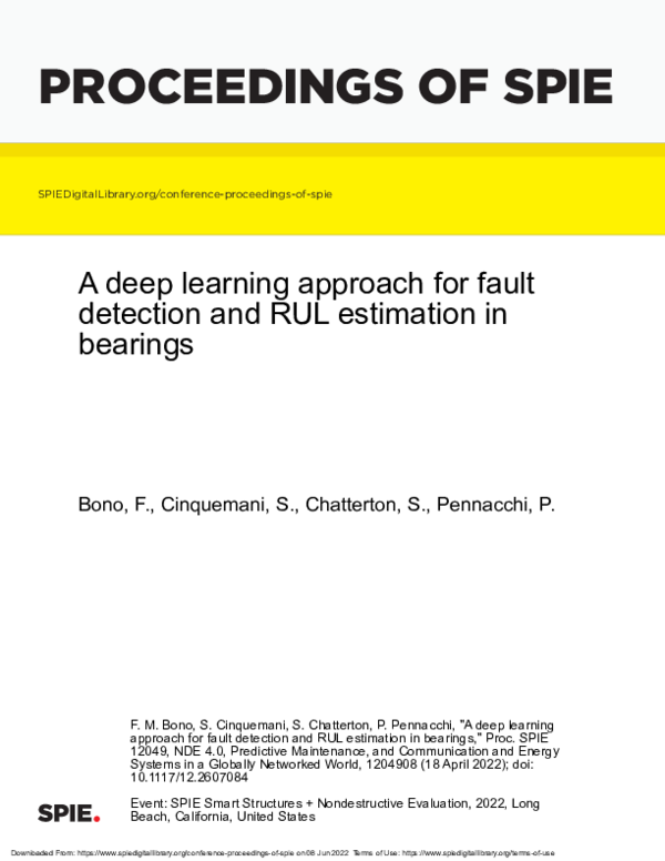 (PDF) A deep learning approach for fault detection and RUL estimation ...
