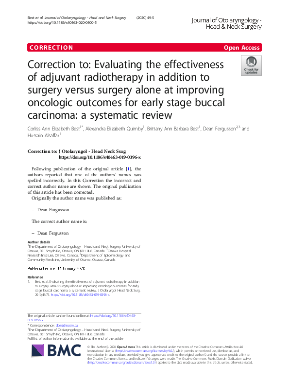 (PDF) Correction to: Evaluating the effectiveness of adjuvant ...