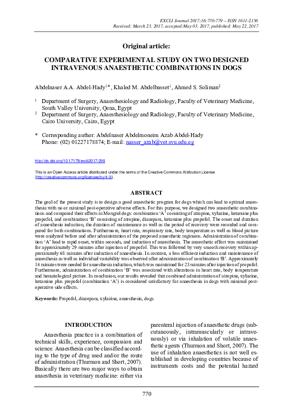 (PDF) Comparative experimental study on two designed intravenous ...