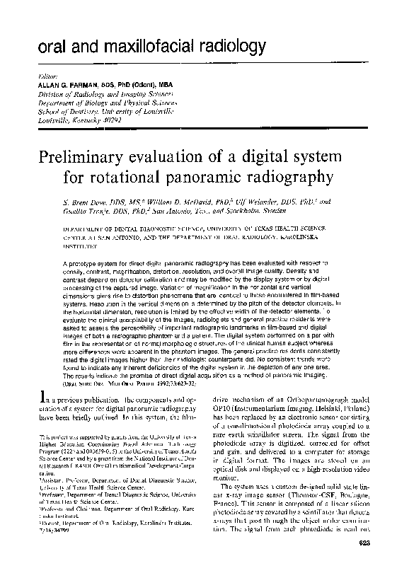 (PDF) Preliminary evaluation of a digital system for rotational ...