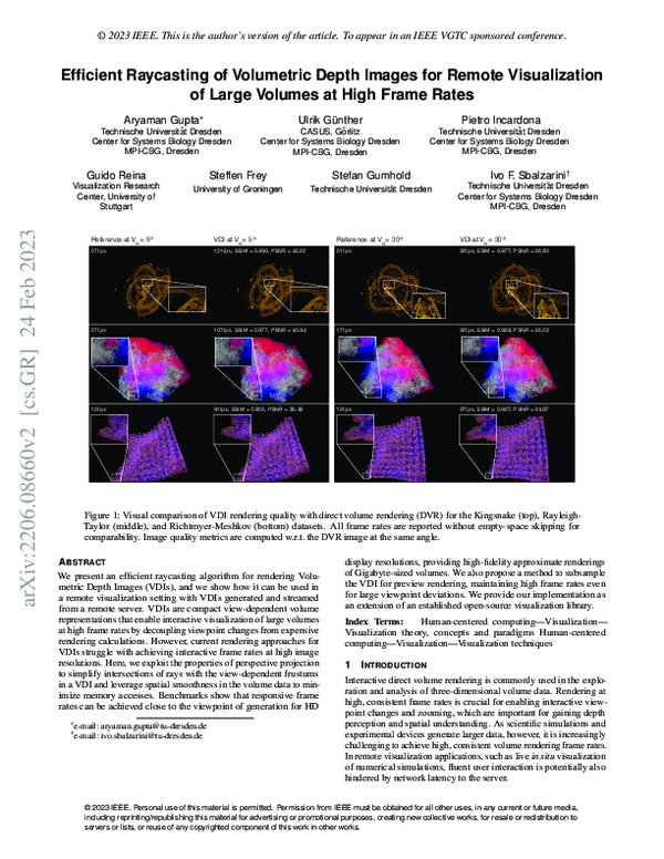 (PDF) Efficient Raycasting of Volumetric Depth Images for Remote ...
