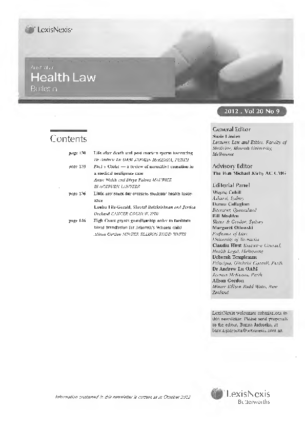 (PDF) Paul v Cooke a review of normative causation in a medical