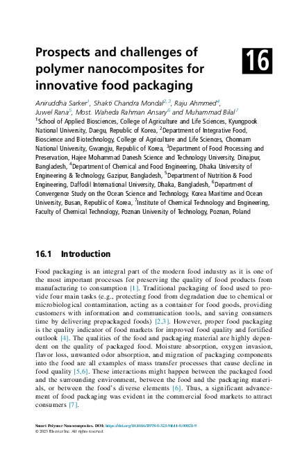 (PDF) Prospects and challenges of polymer nanocomposites for innovative ...