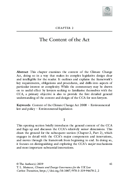 (PDF) The Content of the Act
