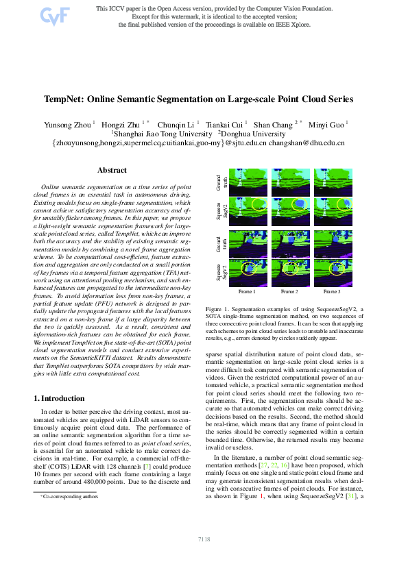 (PDF) TempNet: Online Semantic Segmentation on Large-scale Point Cloud ...