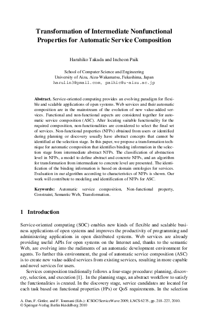 (PDF) Transformation of Intermediate Nonfunctional Properties for ...