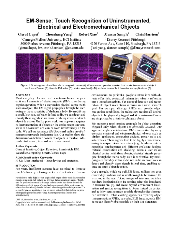 (PDF) EMSense Alanson Sample Academia.edu