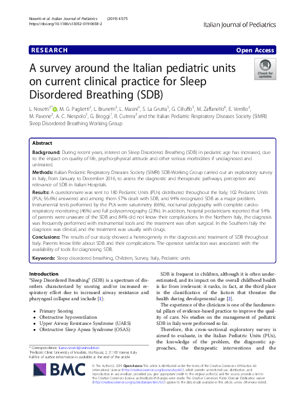 (PDF) A survey around the Italian pediatric units on current clinical ...