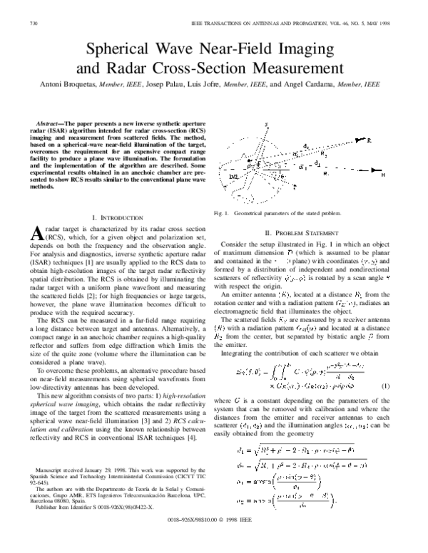 (PDF) Spherical wave near-field imaging and radar cross-section ...