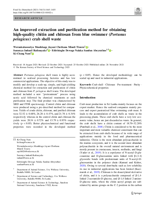 (PDF) An improved extraction and purification method for obtaining high ...
