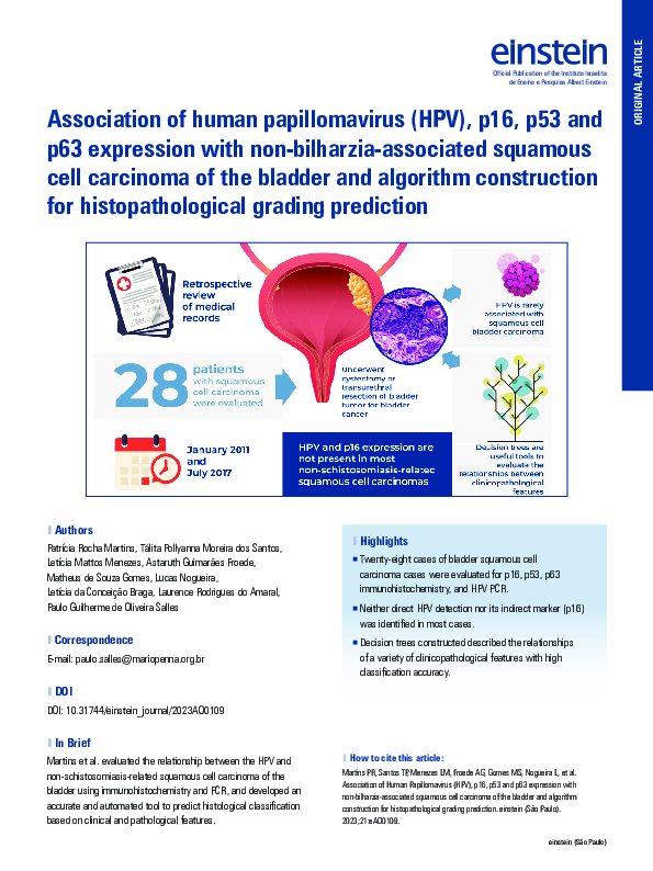 (PDF) Association of human papillomavirus (HPV), p16, p53 and p63 ...