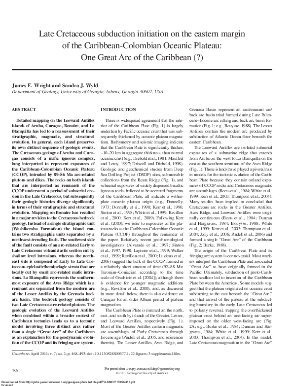 (PDF) Late Cretaceous subduction initiation on the eastern margin of ...
