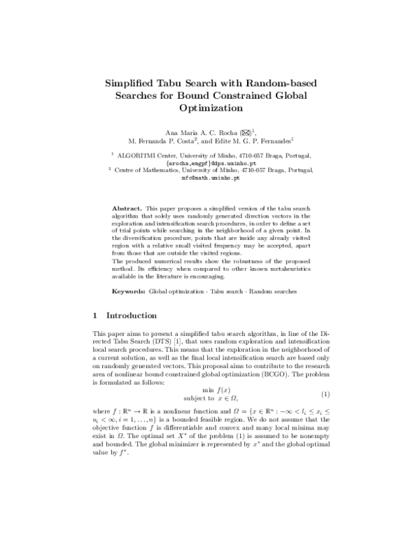 (PDF) Simplified Tabu Search with Random-Based Searches for Bound ...
